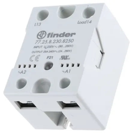 SSR monofásico 25A Input 90-280VCA Output 21.6-280VCA Cruce por cero