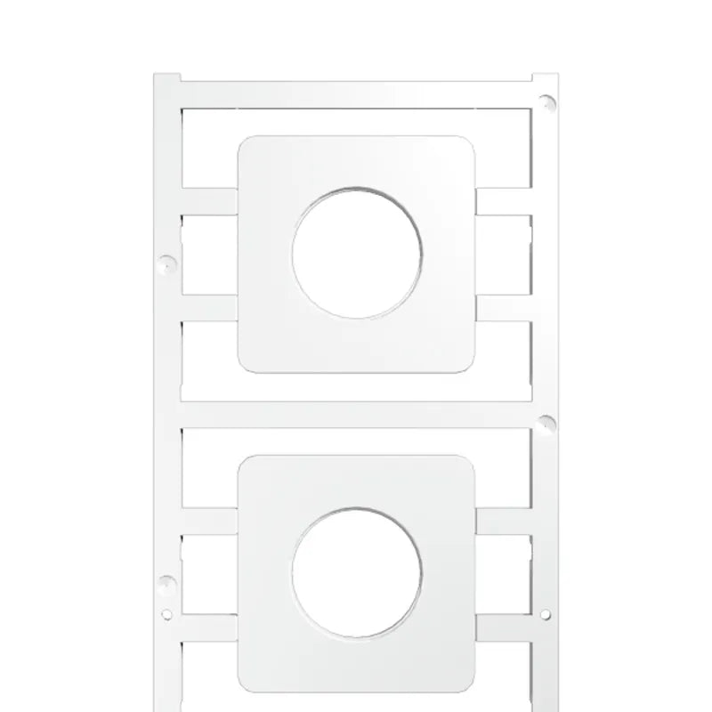 SM 45/45-24 MC NE WS Etiqueta para boton 22mm sin rotulación 45Hx45Wmm Blanca 4P