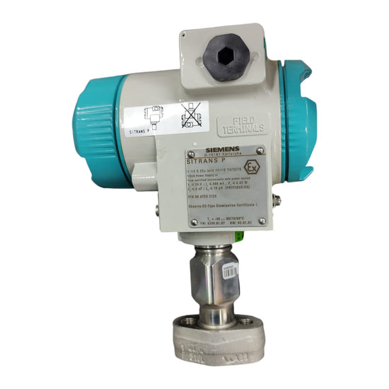 Siemens sitrans P 7mf4034-1ba30-2bf7-z transmisor de presión