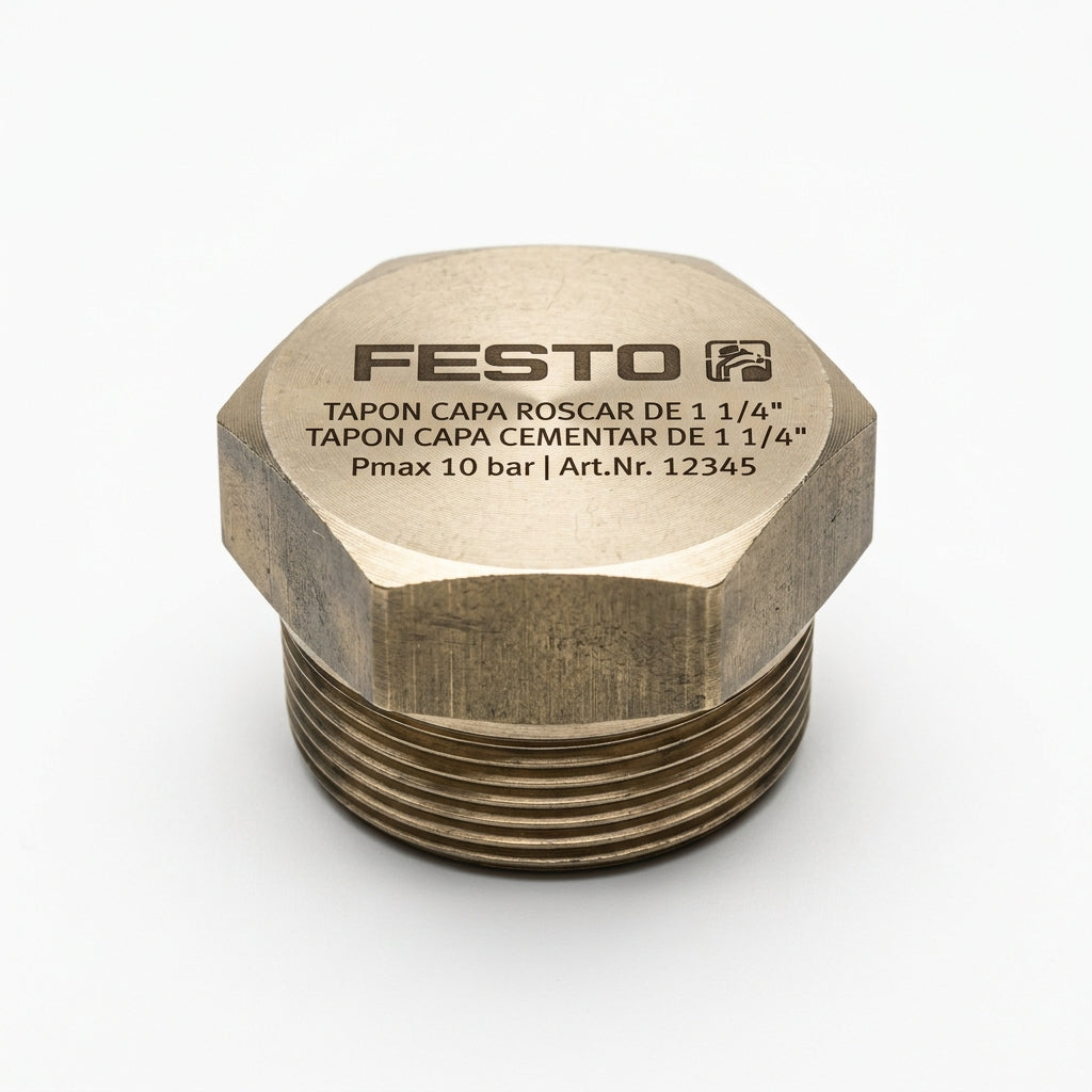 FESTO TAPON CAPA ROSCAR DE 1 1/4"