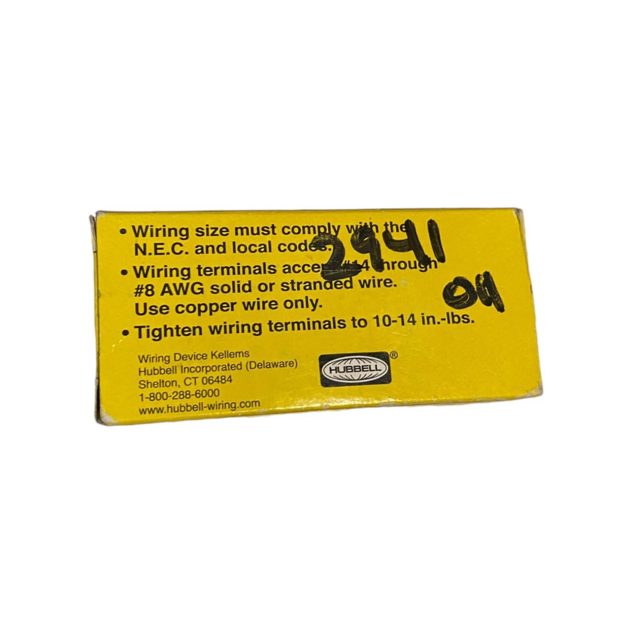 Hubbell HBL2620 dispositvo de bloqueo