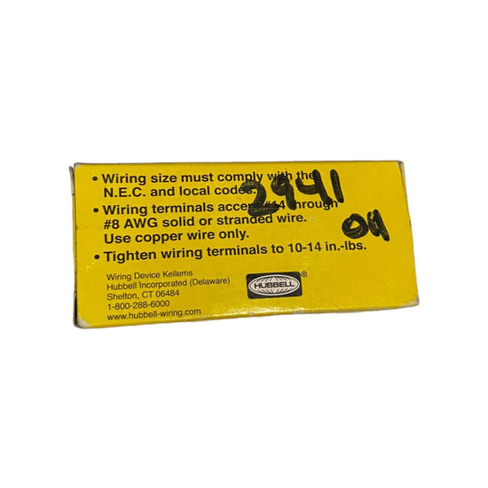 Hubbell HBL2620 dispositvo de bloqueo