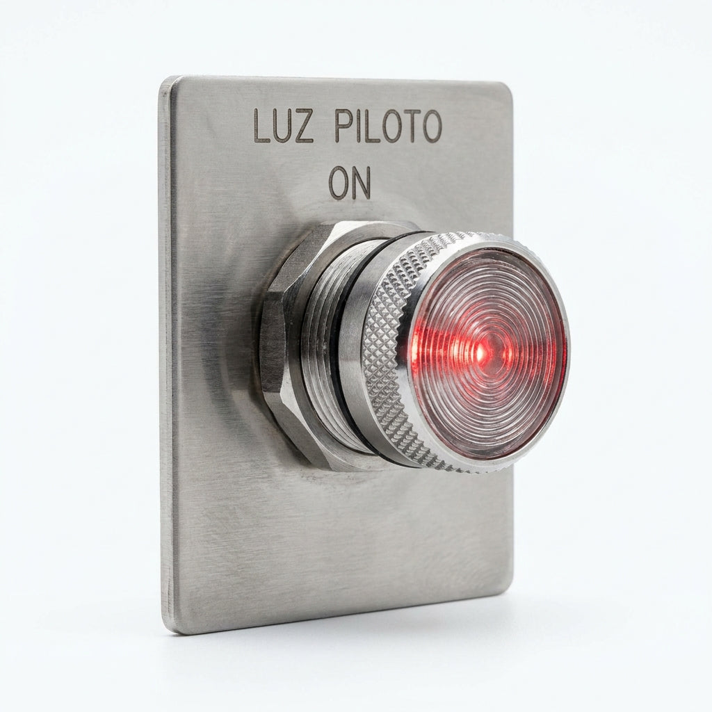 BIND AD16B-22DS AZUL ANDELI LUZ PILOTO LED