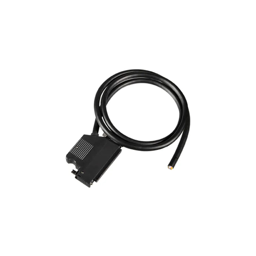 CO40-HP050-L Cable I/O con conector macho izquierdo Hirose 40P 40 hilos 5mt