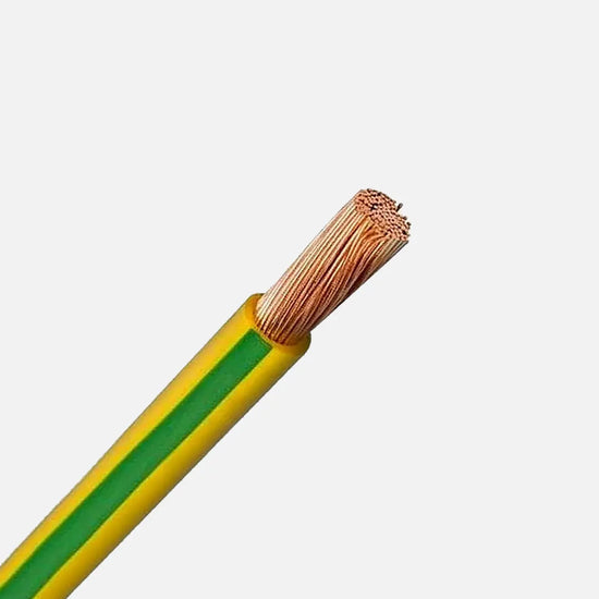 Cable de cobre tipo THW HELUKABEL 1×16 AWG PVC / verde – amarillo 80°C 600v