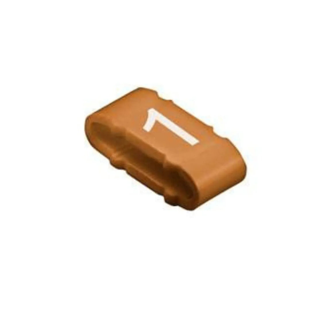 CLI M 2-4 BR/WS 1 MP Manguitos para soportes identificadores -1- Cafe 100Pz