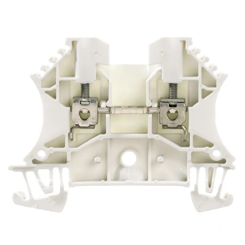 WDU 2.5 WS Clema de paso en color blanco 2.5mm² 26-12AWG 24A 800VCA