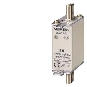 Fusible NH000 gG 125A 400VAC/250VDC 120kA IP20