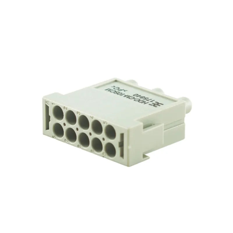 HDC CM 10 MC Inserto macho Gris Conexión crimpada 10P 250V