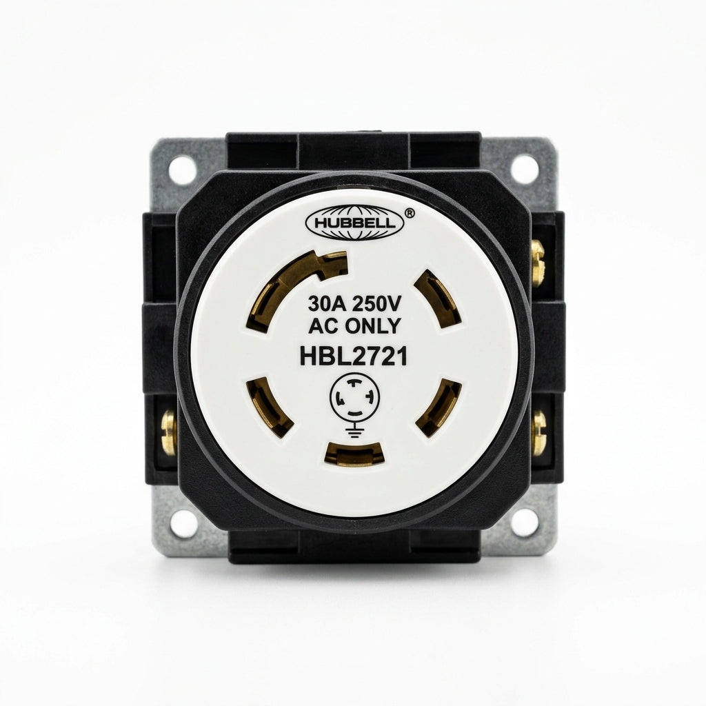 Contacto Hubbell 30a 250v 30