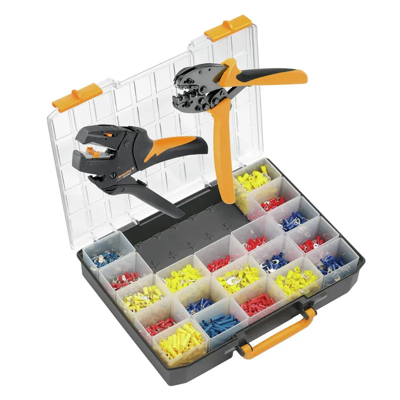 CRIMPSET CTI 6 Set de crimpado 0.5-6mm² con CTI 6, STRIPAX y terminales varios