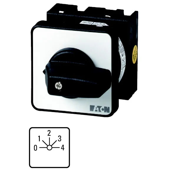 T0-2-8242/E Interruptor CAM de 4 pasos 1P 4 contactos 20A P/empotrar IP65