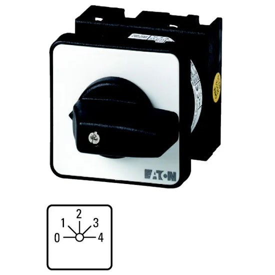 T0-2-8242/E Interruptor CAM de 4 pasos 1P 4 contactos 20A P/empotrar IP65