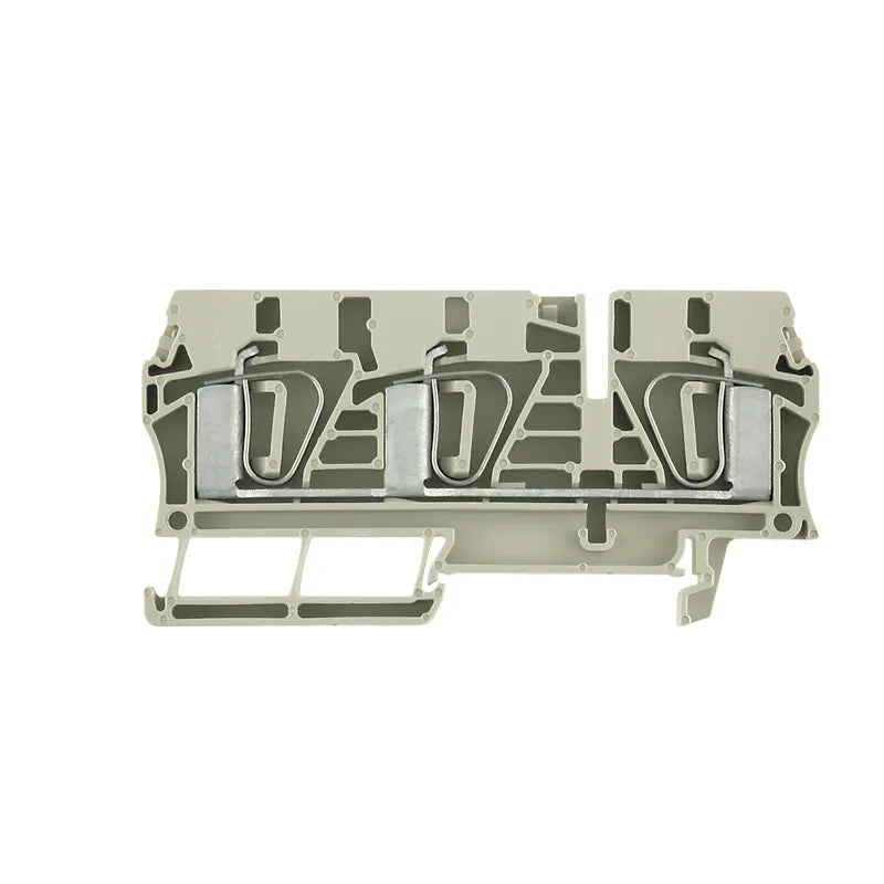 ZDU 6/3AN Clema de paso 3 conexiones 6mm² 20-8AWG 41A 800VCA Beige