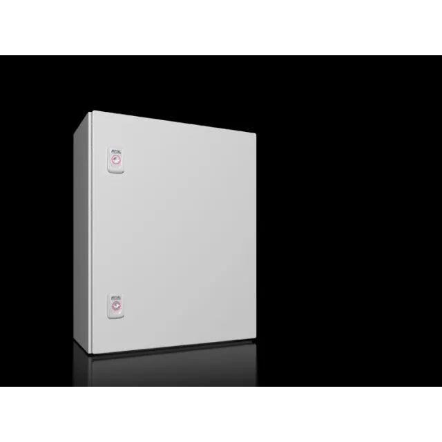 AX Gabinete mural de chapa de acero 1P 500Hx400Wx210Dmm RAL7035 IP66 NEMA 4