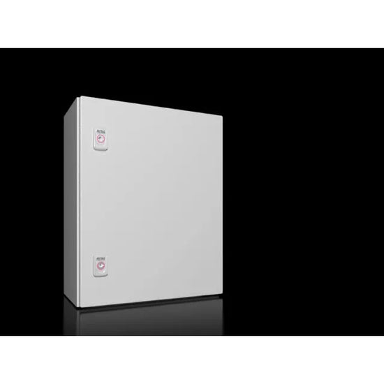 AX Gabinete mural de chapa de acero 1P 500Hx400Wx210Dmm RAL7035 IP66 NEMA 4