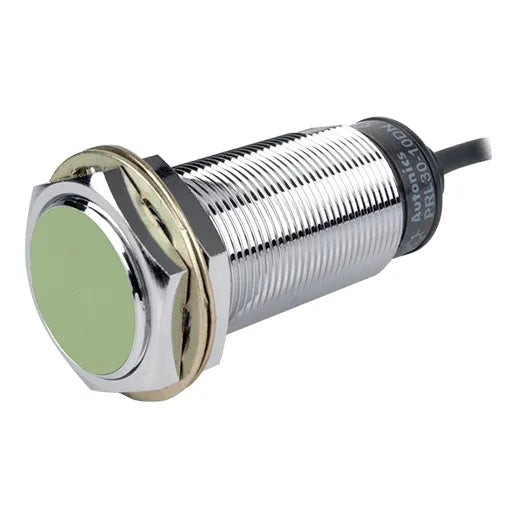 PRL30-10AO Sensor inductivo largo M30 SN 10mm Rasante 2 hilos 100-240VCA NA