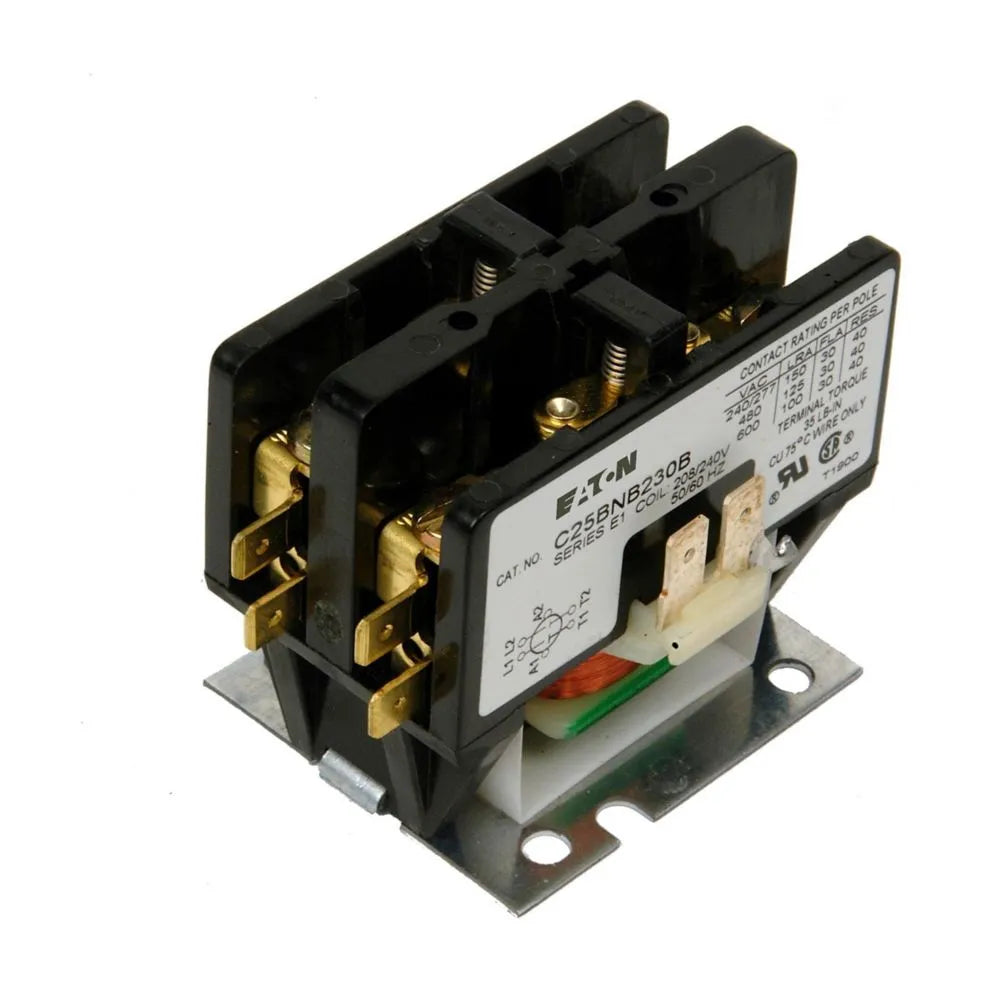 Contactor de proposito definido bobina 110-120 VCA 50/60 Hz 2P 30A 600V No rever