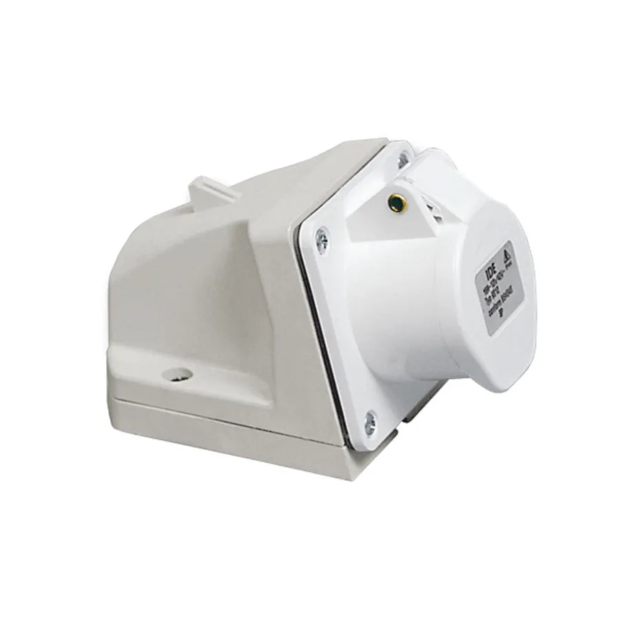 Base mural 16A 3P 42VCA 12h Blanco IP44