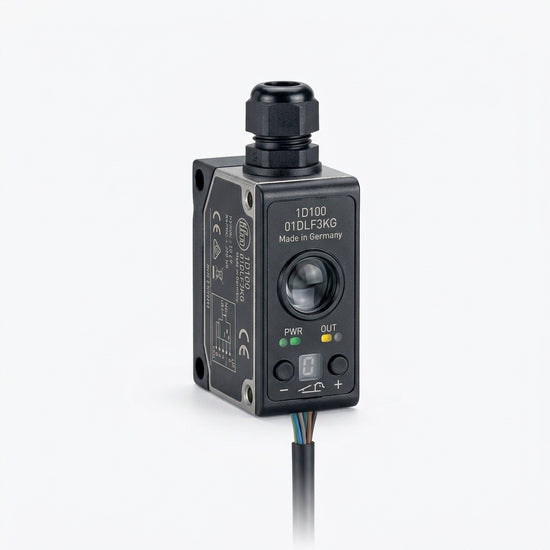 IFM 1D100 01DLF3KG SENSOR DE DISTANCIA SIN TAPA