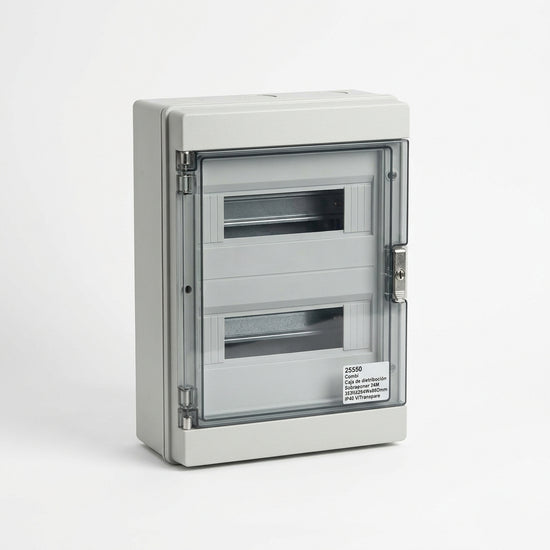 25550 Combi Caja de distribución Sobreponer 24M 353Hx264Wx99Dmm IP40 V/Transpare