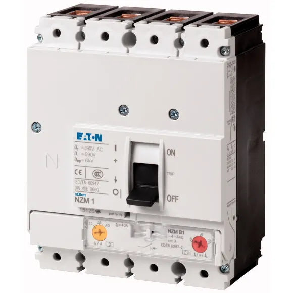 NZMB1-4-A100 ITM tetrapolar caja moldeada 100A 690V 25kA IP20 Tamaño 1
