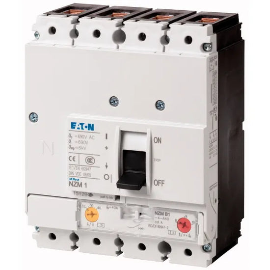 NZMB1-4-A50 ITM tetrapolar caja moldeada 50A 690V 25kA IP20 Tamaño 1