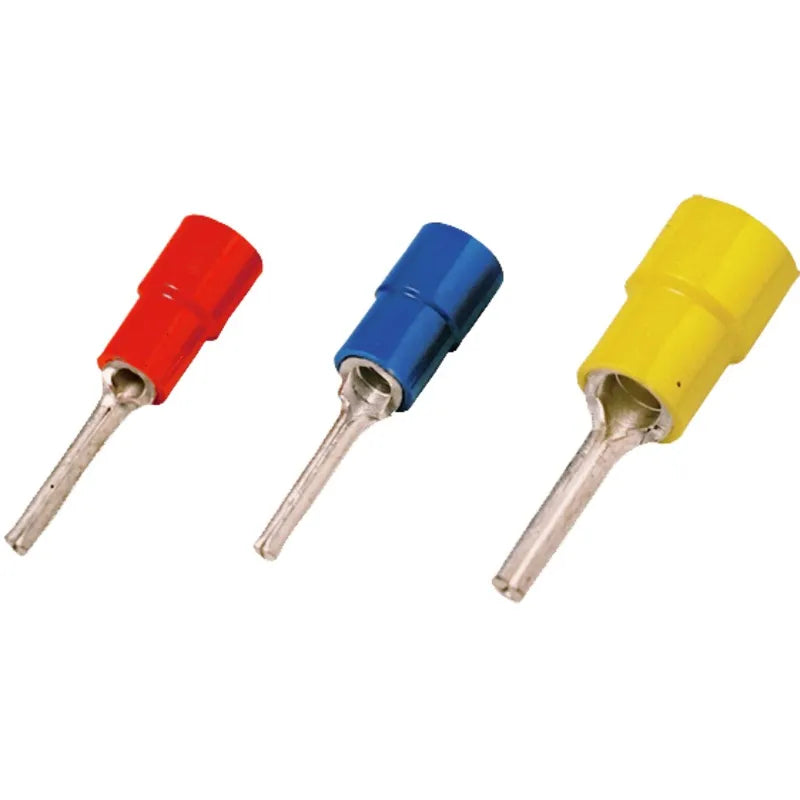 LIP 1,5R12 V Terminal tipo pin aislada 0.5-1.5mm² 20-16AWG Rojo 100PZ