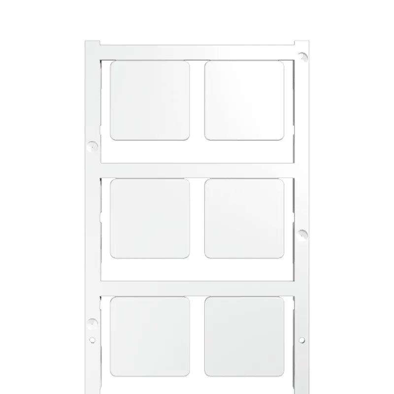SM 27/27 MC NE WS Etiqueta para equipos sin rotulación 27Hx27Wmm Blanca 12Pz