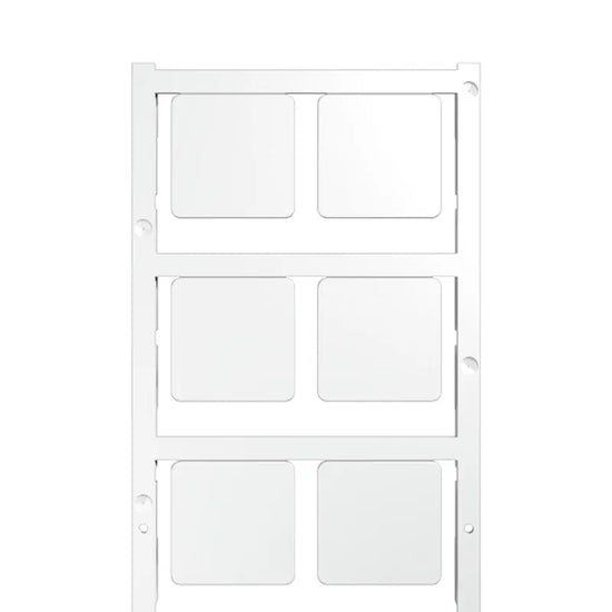 SM 27/27 MC NE WS Etiqueta para equipos sin rotulación 27Hx27Wmm Blanca 12Pz