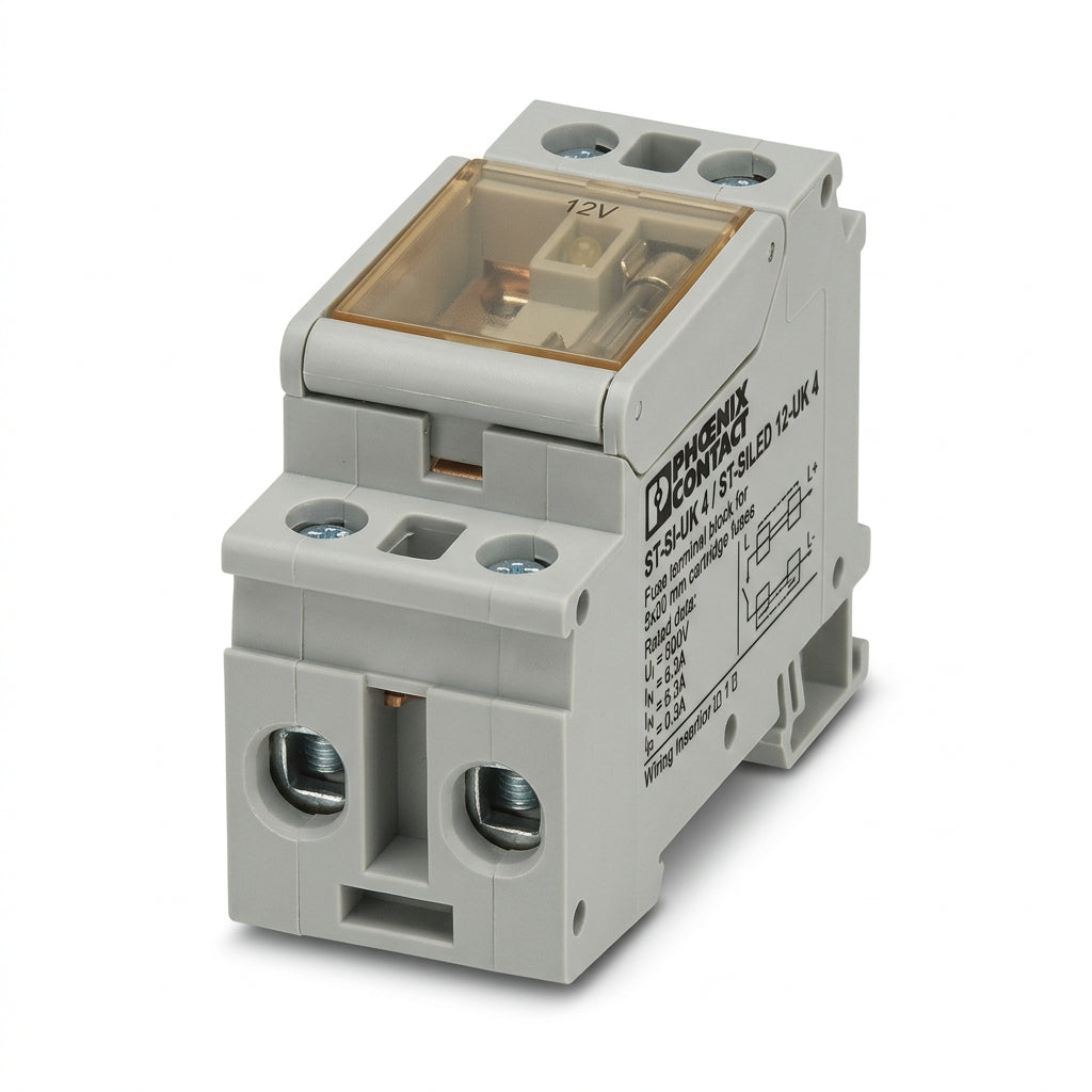 PHOENIX CONTACT ST-SI-UK 4/ST-SILED 12-UK 4 Cabeza portafusible