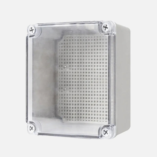 Caja de distribucion sobrep. p. trans. c/plat. 170HX140WX95Dmm Plastic PC IP67