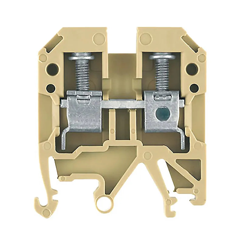 SAK 6/EN Clema de paso en color beige 6mm² 20-8AWG 41A 800VCA