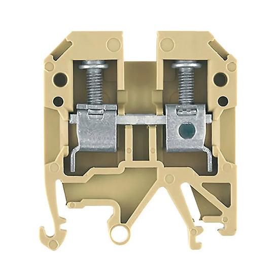 SAK 6/EN Clema de paso en color beige 6mm² 20-8AWG 41A 800VCA
