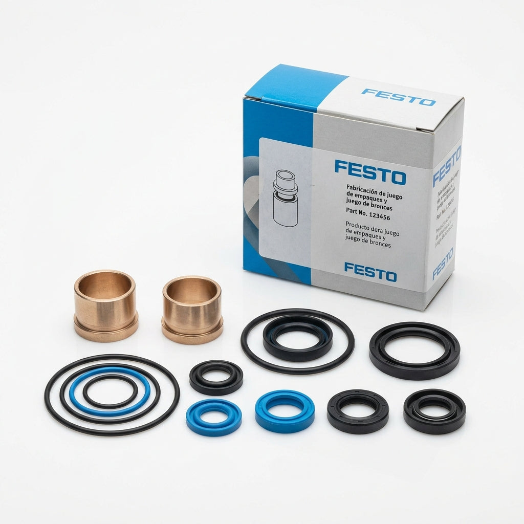 FESTO Fabricación de juego de empaques y juego de bronces