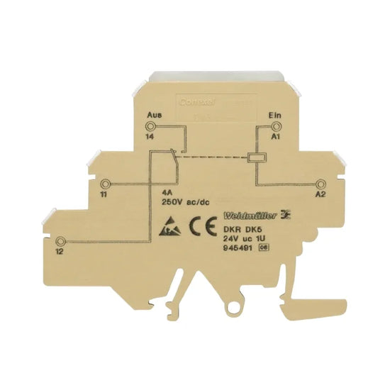 DKR DK5 24VUC 1U Acoplador de relé 24VUC 1CO 1NA1NC 6A 100V