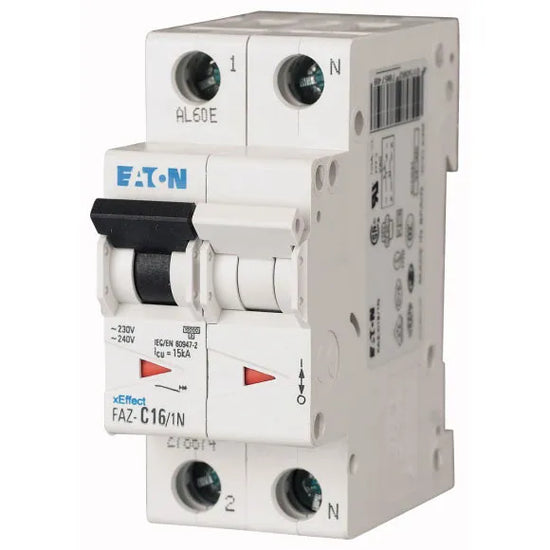 FAZ-C6/1N xEfect Interruptor termomagnético (ITM) 1P+N 6A 10kA Curva C