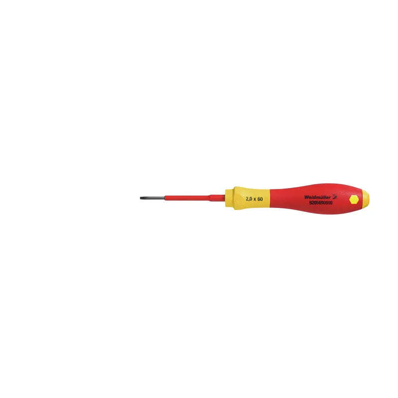 SDI 1.0×4.5×175 Destornillador plano con aislamiento VDE Caña 175Lx4.5Dx1.0Wmm