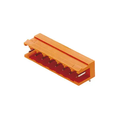 SLA 06/90 3.2SN OR BX Conector macho abierto lat 6P Paso 5.08mm 90° Naranja