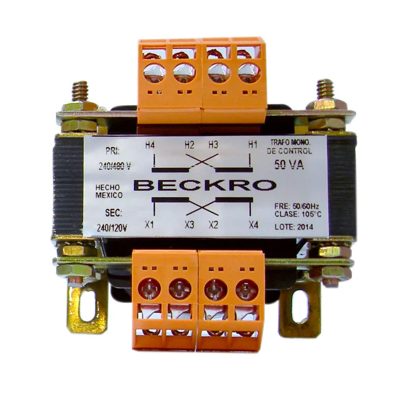 Transformador monofásico 100VA Primario 240/120 Secundario 24/12V