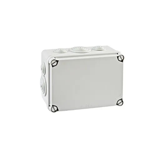 18600 Caja estanca con conos pasacables Tapa Opaca 130Hx176Wx80Dmm IP67