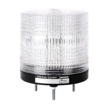 Baliza LED de 115mm Luz fija / intermitente + zumbador 10~100dB 12-24VCA/CD RYG