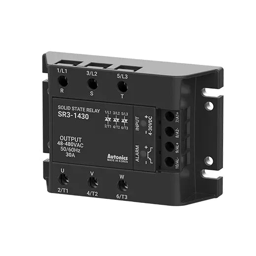 SR3-1430 SSR trifásico 30A Input 4-30VCD Output 48-480VCA cruce por cero