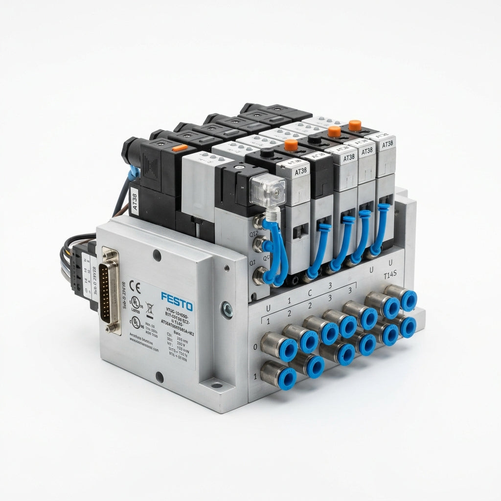 FESTO VTUG-18-MSD-B1T-25V20-Q12-U-T14S-AT38AT38AT385A+M2