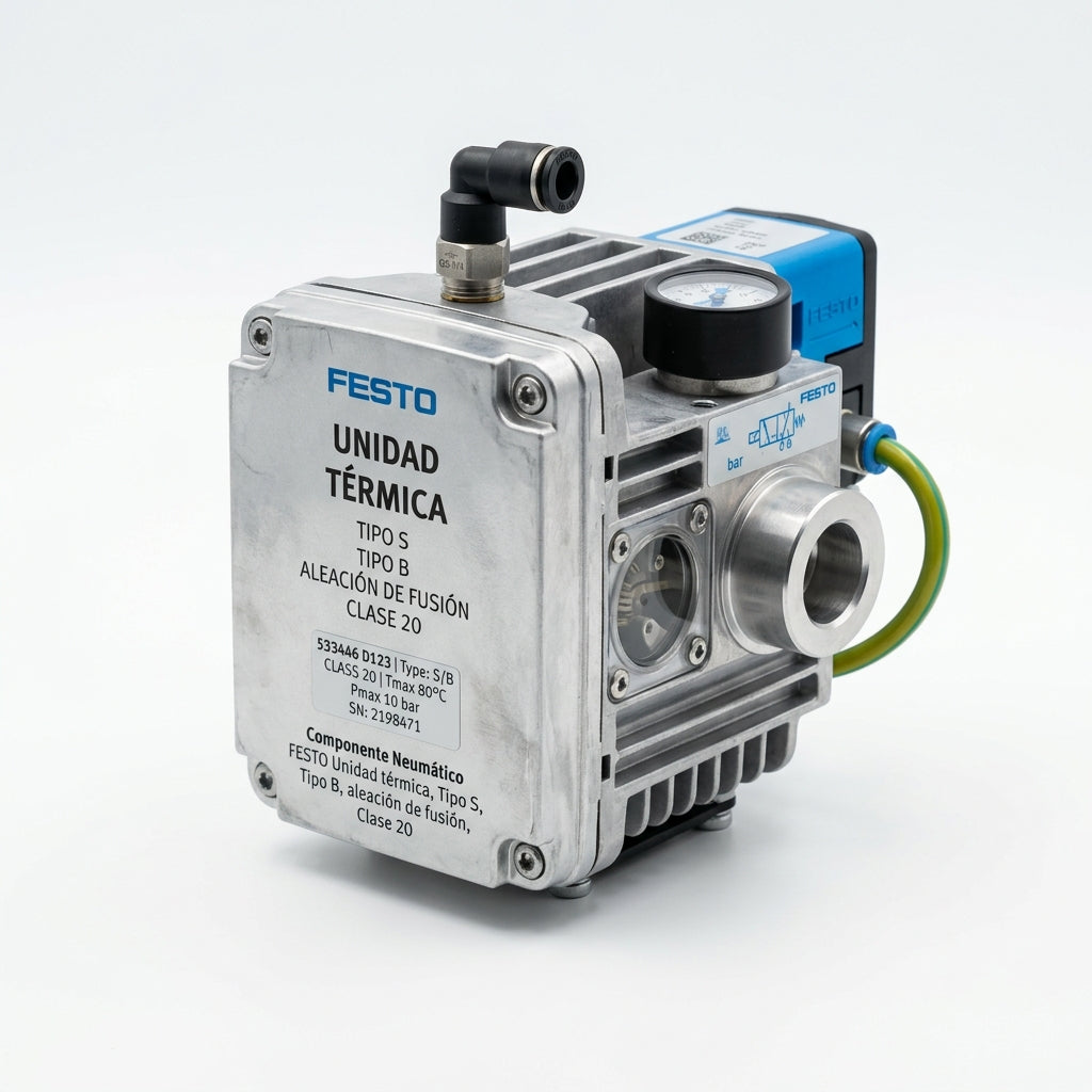 FESTO Unidad térmica, Tipo S, Tipo B, aleación de fusión, Clase 20