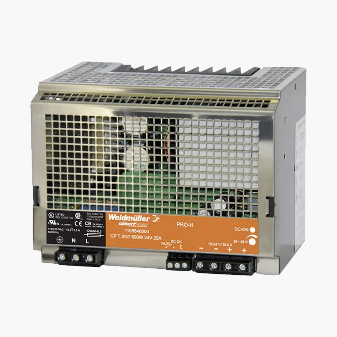 PRO-H  Fuente de alimentación monofásica 100-500VCA Output 600W 24VCD 25A