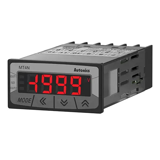MT4N-AV-4N Indicador digital voltaje VCA 100-240VCA montaje panel IP20