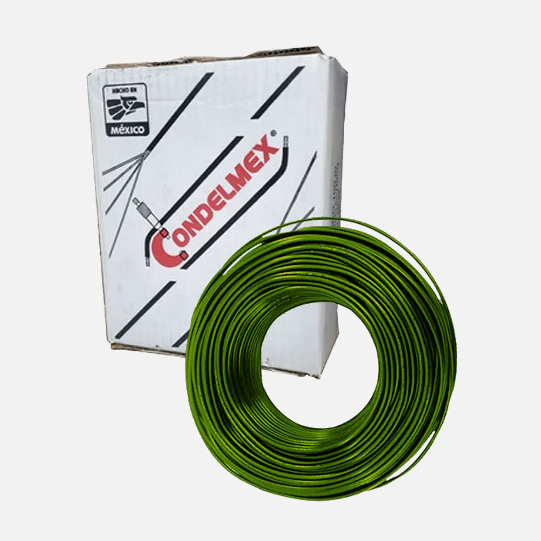 CABLE CONDELMEX THHW-LS CAL. 22 AWG VERDE
