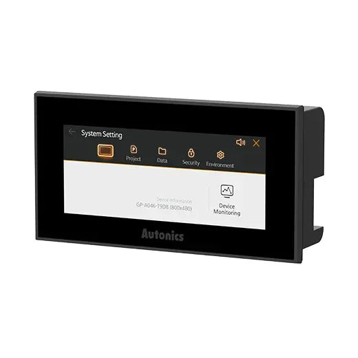 GP-A046-T9D6 Panel grafico HMI 4.6″ TFT 24VDC RS232 RS422 Ethernet IP65