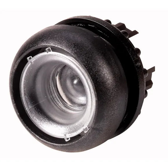 M22S-D-X RMQ-Titan Botón pulsador sin placa Plano Bisel negro 22mm Momentáneo